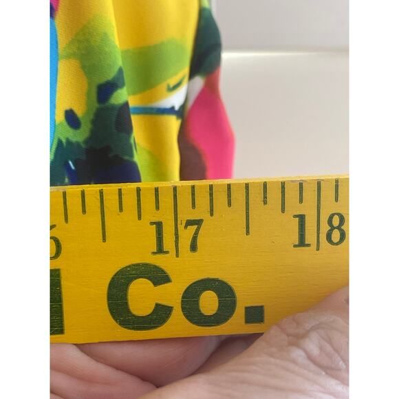 ECupper One Piece Floral Swimdress W/ Attached Boyshorts Multicolor Size 3XL - Picture 9 of 10